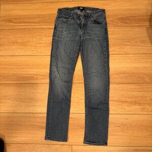 Paige Black Federal Straight leg Stretch Jeans Size 29